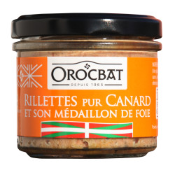 Pure Duck Rillettes and its Liver Medallion