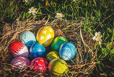 For Easter: Colourings to do at home